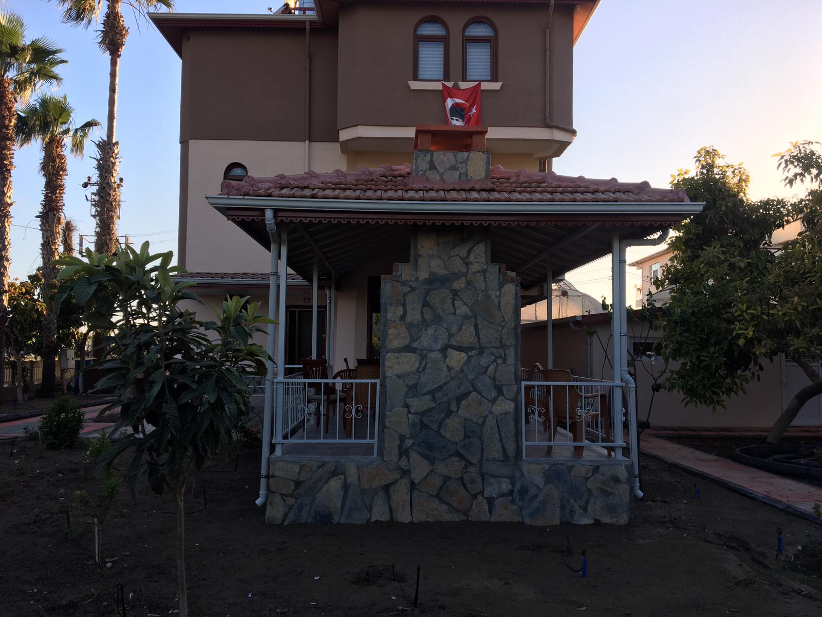 KAYRAK TAŞI KAPLAMA BARBEKÜ YAPIMI