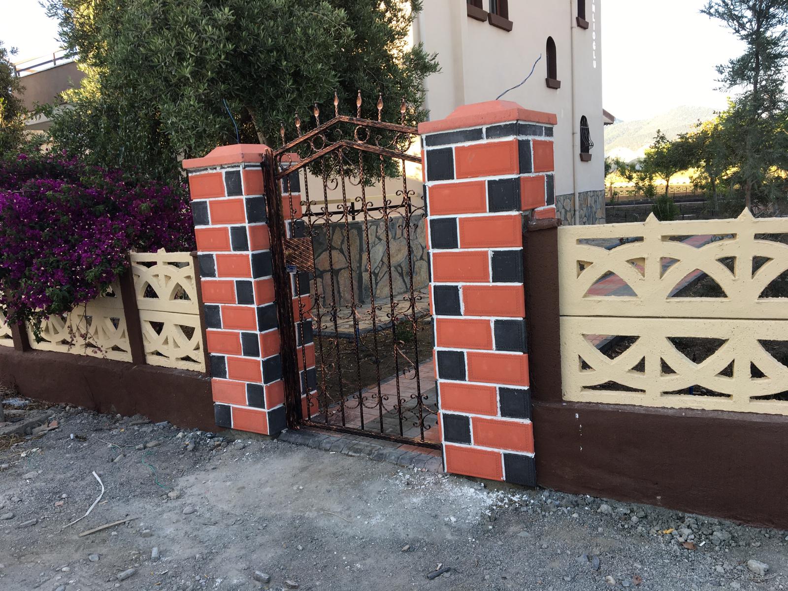 RENKLİ CEPHE KAPLAMA 15 X 30 CM TAŞ KOLON YAPIMI
