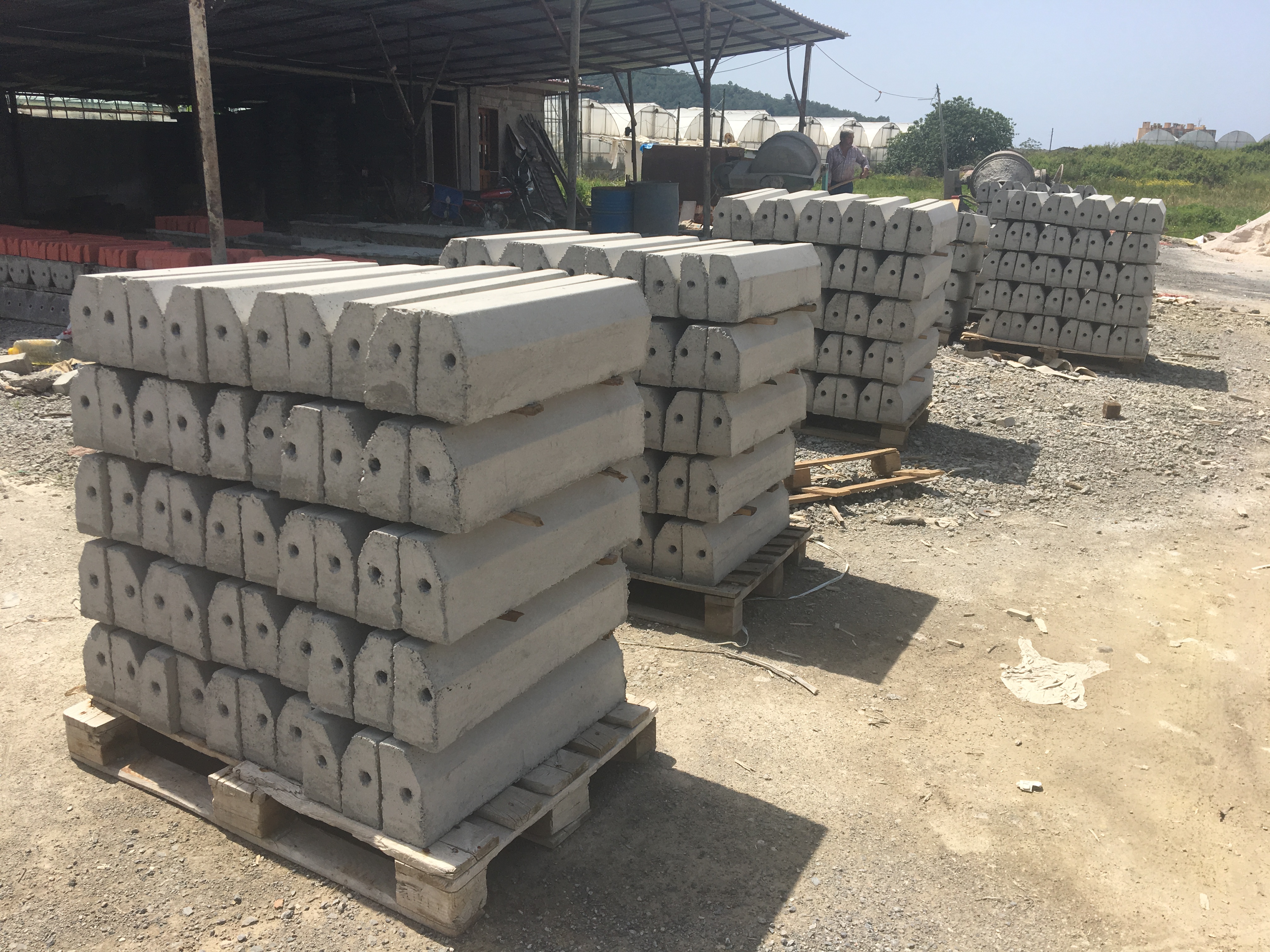 20 x 70 beton bahçe bordör